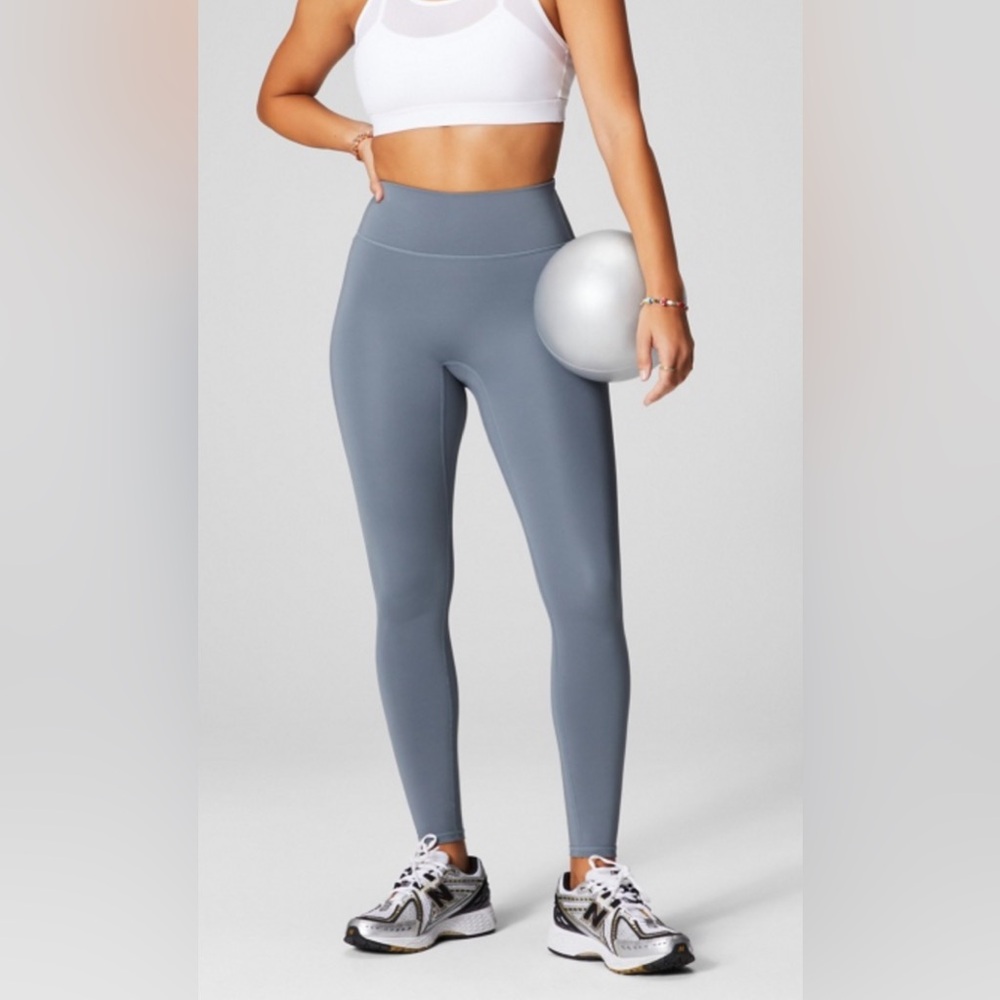FABLETICS Anywhere Motion365+ High-Waisted Legging- Color- Stormcloud/ Size-S